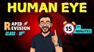 Human Eye in 15 Minutes ⚡ | Class 10 Science One Shot | Surya Sir