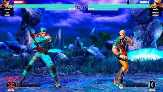 HEIDERN, ISLA, DOLORES vs RAMÓN, DINOSAUR, ANTONOV - KOF XV Gameplay (HARDEST AI)