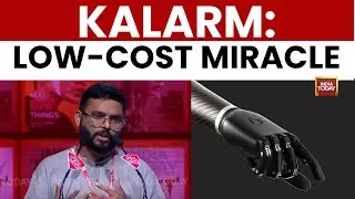 Pranav Venpati Speaks on India's affordable Bionic arm at India Today Robotics & AI Conclave