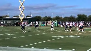 2011 08 05 Texans Training Camp   Run Singleback   Slot formation