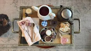 Let's make a romantic tea tray