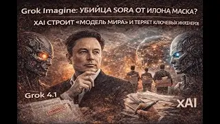 Grok Imagine: Убийца Sora от Илона Маска? xAI строит «Модель Мира» и теряет ключевых инженеров