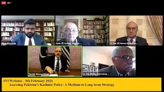 SVI Webinar - Assessing Pakistan's Kashmir Policy: Medium to Long-term Strategy - 9th February 2021