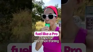 Learning how to fuel during a marathon.