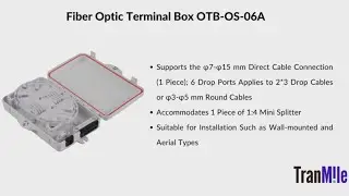 Tranmile Fiber Optic Terminal Box Indoor OTB OS 06A