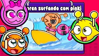 Cada um faz UM PEDAÇO do DESENHO no Gartic Phone | Sprunki