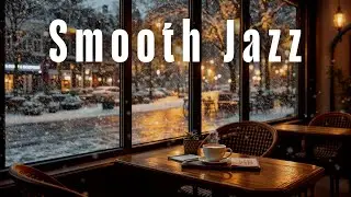 Cozy Winter Cabin ☕ Relaxing Jazz Ambience