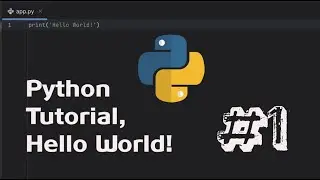Python for Beginners #1 (How to Install and Hello World!)