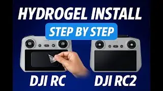 How to Install a Hydrogel Screen Protector on DJI RC / RC 2 &ndash; Full Step-by-Step Tutorial