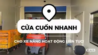 LẮP CỬA CUỐN NHANH PVC CHO XƯỞNG C&Oacute; XE N&Acirc;NG HOẠT ĐỘNG LI&Ecirc;N TỤC! | COADVINA