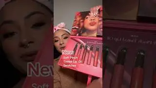 RARE BEAUTY SOFT PINCH TINTED LIP OIL TRY ON AND SWATCHES #rarebeauty #makeuptutorial #makeup