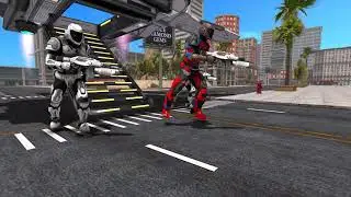 Lion Robot Car Transforming Games: Robot Shooting