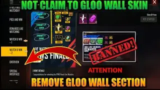 GLOO WALL SECTION REMOVE  | NOT CLAIM TO GLOO WALL SKIN | FFWS FREE GLOO WALL SKIN | FF