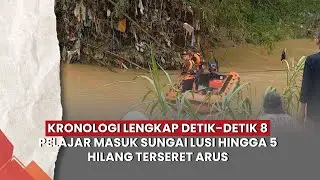 Kronologi Lengkap Detik detik 8 Pelajar Masuk Sungai Lusi hingga 5 Hilang Terseret Arus