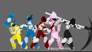 Dragons Guard Power Rangers (Test video)