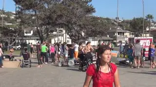 Junior Seau Foundation Adaptive Surf Program at La Jolla Shores 09-01-16 pt 2