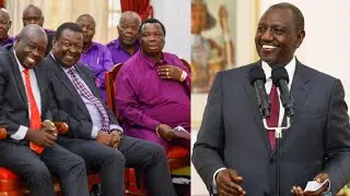 'SIJASEMA MUINGIE KENYA KWANZA!' Ruto tells ATWOLI and other workers' representatives at State House