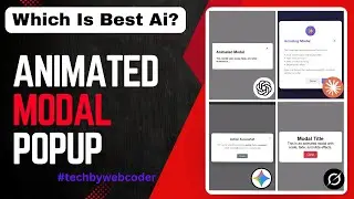 Which AI Is Best for Animated Modal Popup ? 🤖🔥| Part3