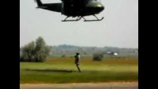 UH-1H Huey Helicopter Forest Penetrator SERE Survival School Pick-Ups Training