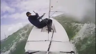 Surfing a massive wave in a Laser