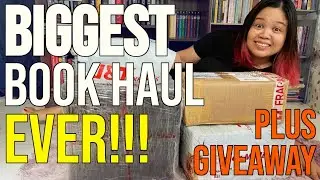Biggest Book Haul with Unboxing and Book Giveaway