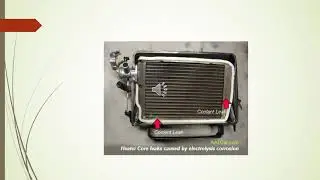 Troubleshooting Electrochemical Corrosion in Cooling System of Modern Vehicles