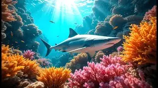 Piano in the Reef 🎹 Coral Gardens & Relaxing Melodies for Sleep | 4K UHD