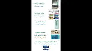 Functions of Test Tube Clamp, Test Tube Rack, Test Tube Brush, Rubber Stopper and Centrifuge
