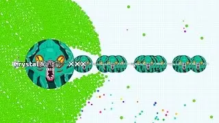 Agar.io LONGEST Linesplit in Agario Last Man Standing