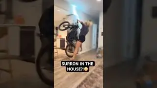 SURRON CRASHES IN THE HOUSE!!😳 #surron #ebike #eride #emoto #lightbee #funny #fail #crash #talaria