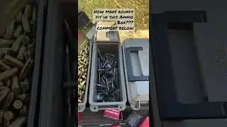 AK47 Ammo Stockpile 🔫Amazon Ammo Crate #amazon #fyp #subscribe #shorts
