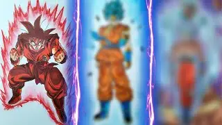 I Drew Every Goku Transformation