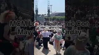 Crowds at MCM Comic Con May 2023 #cosplay #comiccon #crowd