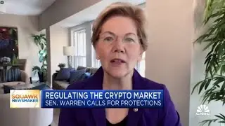 Sen. Elizabeth Warren on crypto regulation: Don't wait until small investors are wiped out
