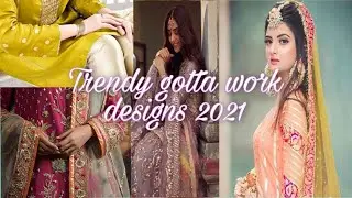 Latest gota work dresses 2021 / Latest gota patti designing ideas 2021/ lehnga designs
