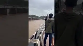 Shimoga Tunga River Bridge Jump - 2023 #river #stunt #dangerous