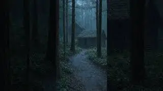 Heavy Rain in a Silent Forest 🌧️🌲#shorts #rainsoundsforsleeping #asmr#rainsounds #forest #forestrain