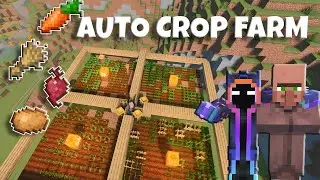 Minecraft Otomatik FARM (Patates Buğday Pancar Havu&ccedil;)  Minecraft Survival ▹B&ouml;l&uuml;m 02