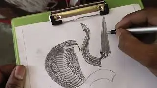 lord shiva thrisulam #pendrawing #sketch #pencilsketch #artist #art #artwork #lord #shiv #shiva 