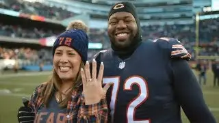 Bears player Charles Leno proposes to girlfriend after Packers win