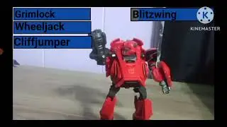 Autobots VS Blitzwing with Healthbars