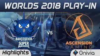 SUP vs ASC Highlights Worlds 2018 Play In SuperMassive Esports vs Ascension Gaming by Onivia