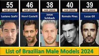 Top Brazilian Male MODELS 2024 ।  Male Brazilian Models 2024