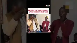 KENYAN SHY MAN FUMBLES WHILE INTRODUCING WIFE #akothee #akotheekenya #gachagua #kalonzo