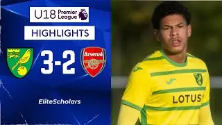Norwich vs Arsenal | 3 - 2 | U18 Premier League Highlights | 26/10/24