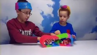 Magic Tracks Glow In The Dark Racing Set for Kids