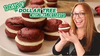 12 Days of Dollar Tree Christmas Desserts: Red Velvet Whoopie Pie!