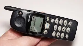 Капсула времени Nokia 5110 . Retro Telefon aus Deutschland. Ретро телефон из 2000 года