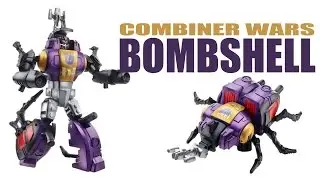 Transformers Combiner Wars Bombshell Legends Class Decepticon Insecticonrobot figure review