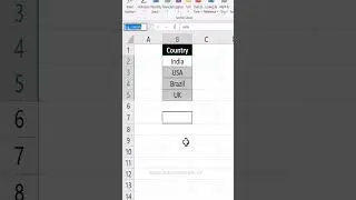 Fast & Simple Dropdown Creation in Excel #excel #excelforbeginners #exceltips #exceltutorial